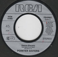 Pointer Sisters : Back In My Arms (7", Single)