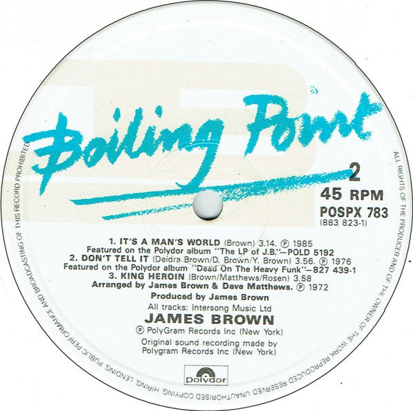 James Brown : Soul Power (12", Single)