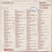 The Seekers : Georgy Girl / The Carnival Is Over (7", Single, RE)