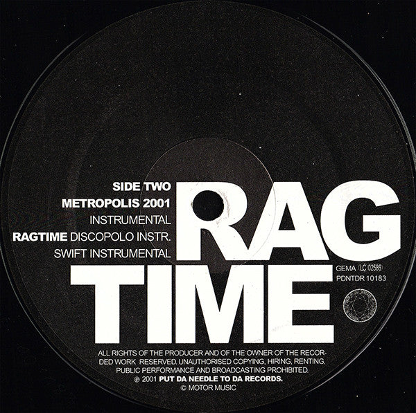 RAG : Ragtime (12", Maxi)