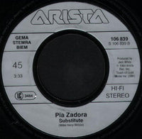 Jermaine Jackson / Pia Zadora : When The Rain Begins To Fall (7", Single)