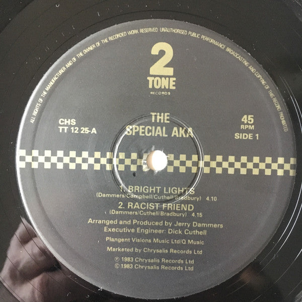 The Special AKA : Racist Friend / Bright Lights (12", Single)