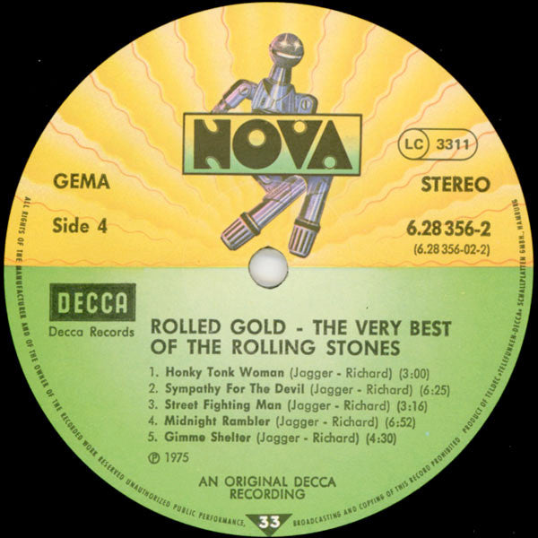 The Rolling Stones : Rolled Gold (The Very Best Of The Rolling Stones) (2xLP, Comp, RP)