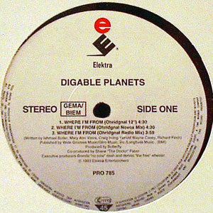 Digable Planets : Where I'm From (12", Promo)