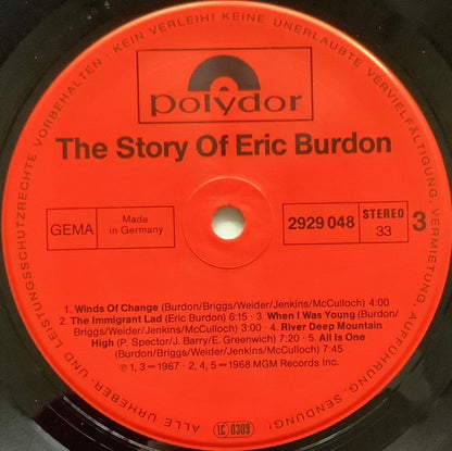 Eric Burdon : The Story Of Eric Burdon (2xLP, Comp)