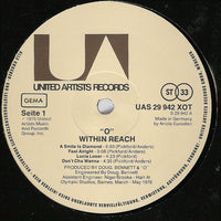 A Band Called "O" : Within Reach (LP, Album)