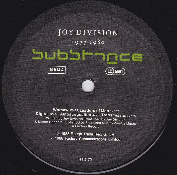 Joy Division : Substance (LP, Comp, NL )