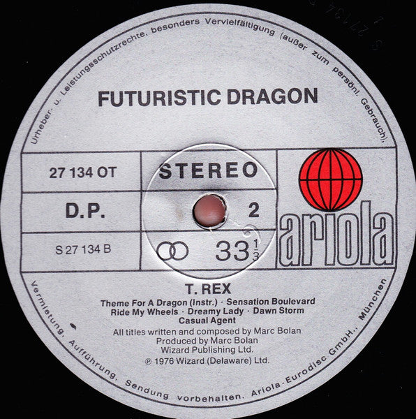 T. Rex : Futuristic Dragon (LP, Album)
