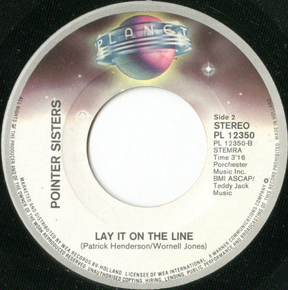 Pointer Sisters : Happiness (7", Single)