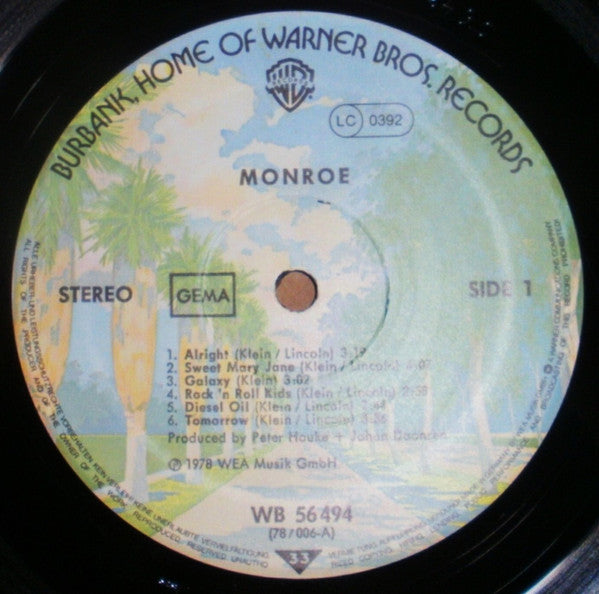 Monroe (17) : Monroe (LP, Album)