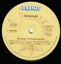 Motörhead : No Sleep 'Til Hammersmith (LP, Album, RE)