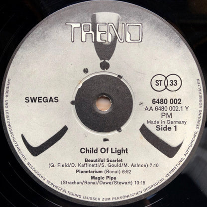 Swegas : Child Of Light (LP, Album, Gat)