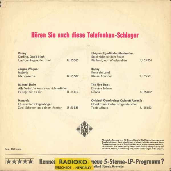 Berti Glockner : Du Fehlst Mir So (7", Single)