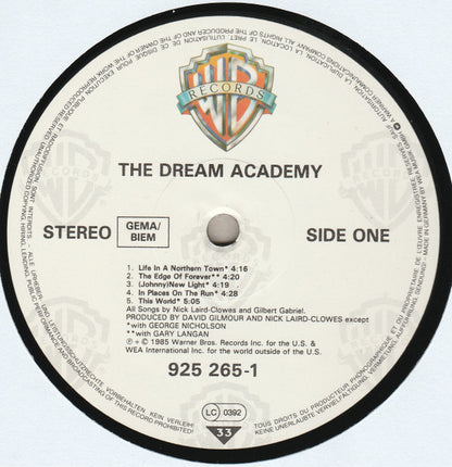 The Dream Academy : The Dream Academy (LP, Album)
