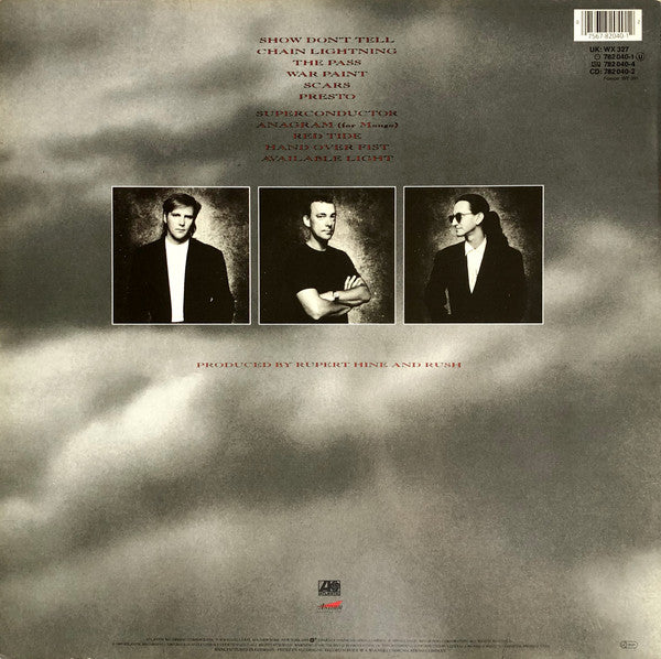 Rush : Presto (LP, Album)