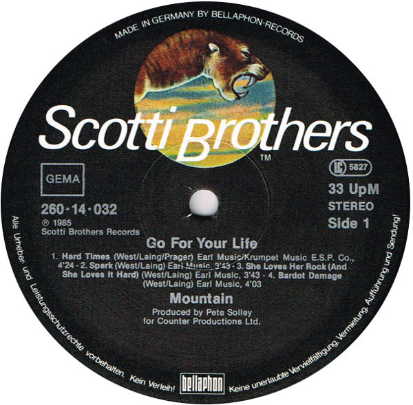 Mountain : Go For Your Life (LP, Album)