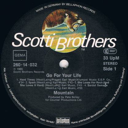 Mountain : Go For Your Life (LP, Album)