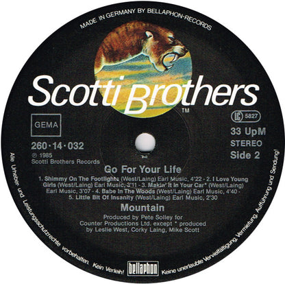 Mountain : Go For Your Life (LP, Album)