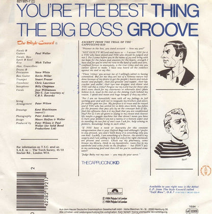 The Style Council : Groovin' (7", Single)