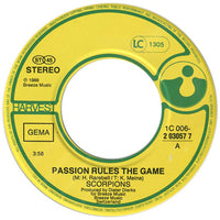 Scorpions : Passion Rules The Game (7", Single)