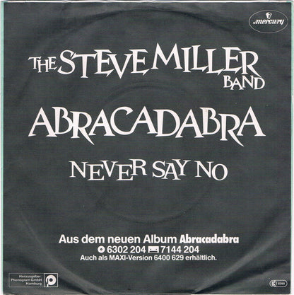 The Steve Miller Band* : Abracadabra (7", Single, Lar)