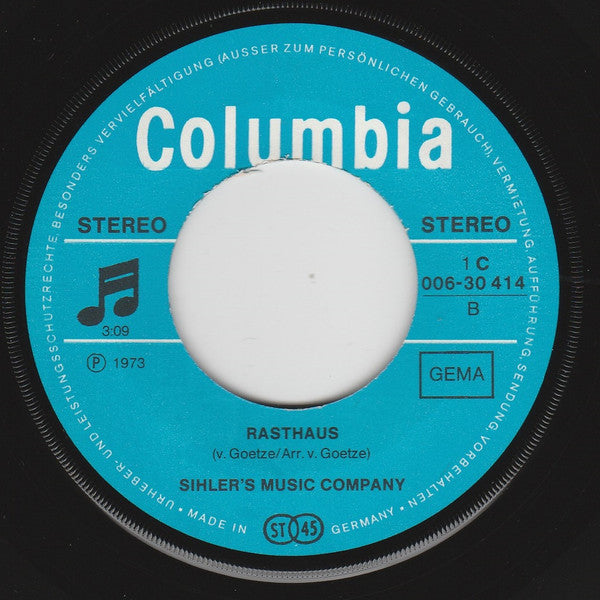 Sihler's Music Company : Trimmy's Dance (7", Single)