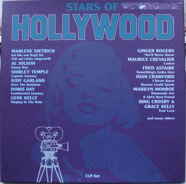 Various : Stars Of Hollywood (3xLP, Comp, Mono, Box)