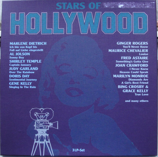 Various : Stars Of Hollywood (3xLP, Comp, Mono, Box)