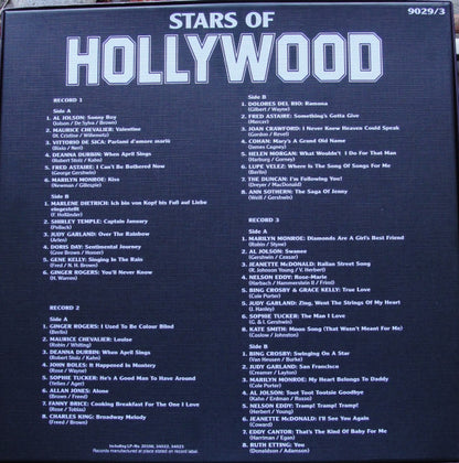 Various : Stars Of Hollywood (3xLP, Comp, Mono, Box)