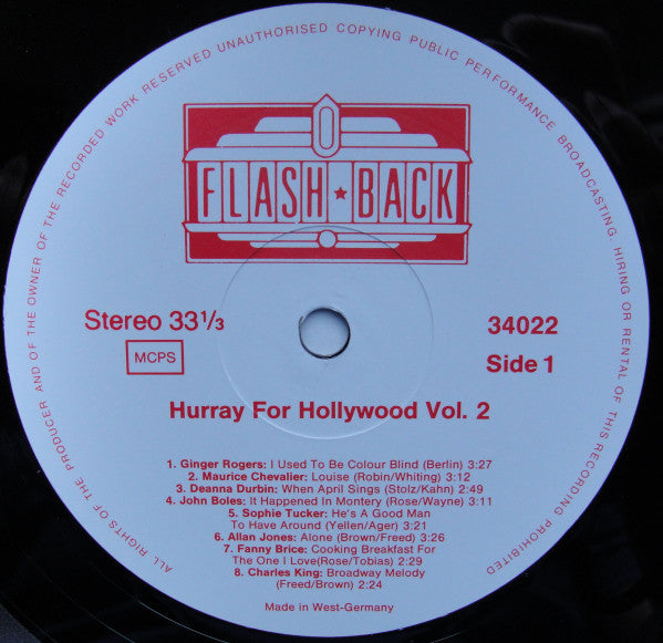 Various : Stars Of Hollywood (3xLP, Comp, Mono, Box)