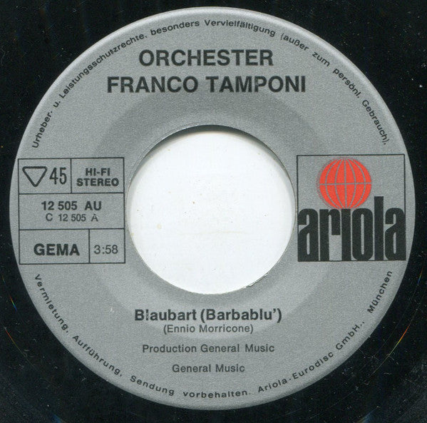 Orchester Franco Tamponi* : Blaubart (Barbablu') (7", Single)
