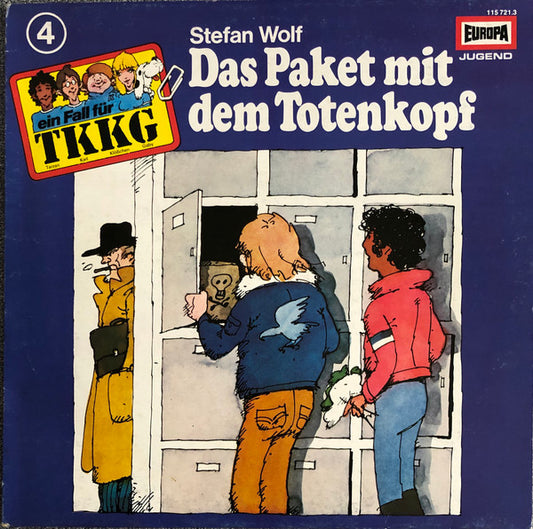 Stefan Wolf : TKKG   4 - Das Paket Mit Dem Totenkopf (LP)
