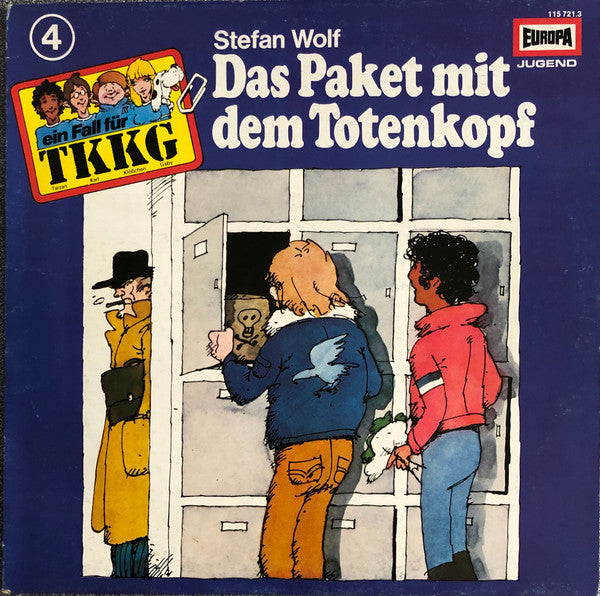 Stefan Wolf : TKKG   4 - Das Paket Mit Dem Totenkopf (LP)