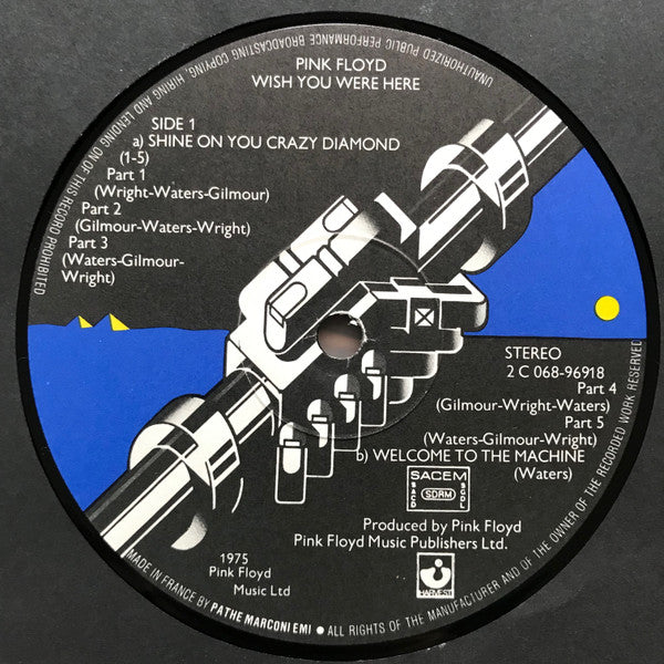 Pink Floyd : Wish You Were Here (LP, Album)