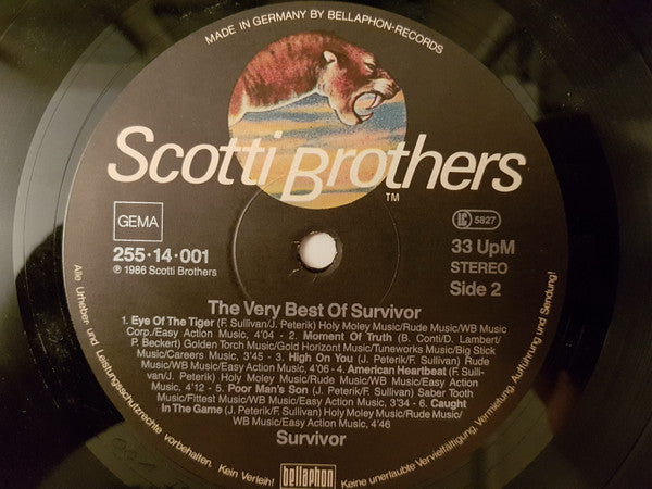 Survivor : The Very Best Of (LP, Comp)