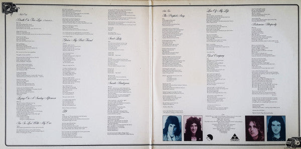 Queen : A Night At The Opera (LP, Album, RE, Whi)