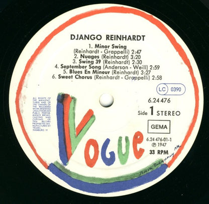 Django Reinhardt : Django Reinhardt (LP, Comp)