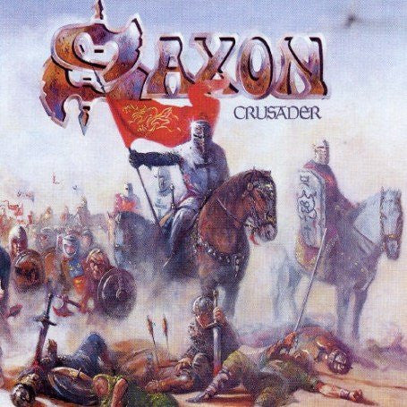 Saxon : Crusader (LP, Album, RE, Gat)