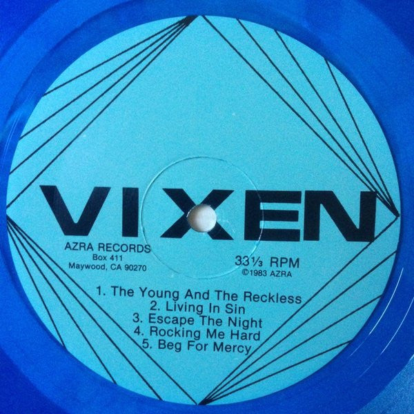 Vixen (4) : Made In Hawaii (12", S/Sided, EP, Blu)