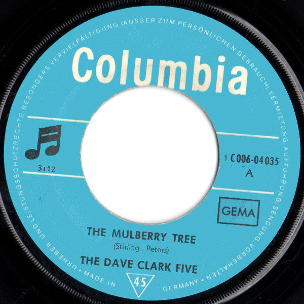 The Dave Clark Five : The Mulberry Tree / Small Talk (7", Single)