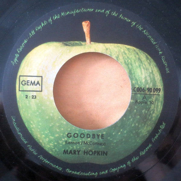 Mary Hopkin : Goodbye (7", Single)