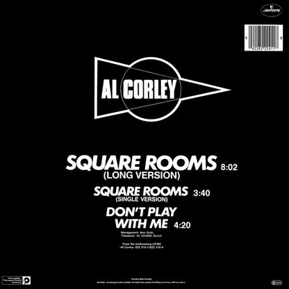 Al Corley : Square Rooms (Long Version) (12", Maxi)