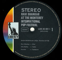 Ravi Shankar : Ravi Shankar At The Monterey International Pop Festival (LP)