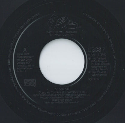Nirvana : Come As You Are (7", Single, Jukebox)