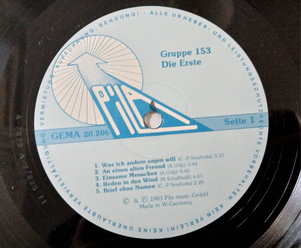 Band Gruppe 153* : Die Erste (LP, Album)