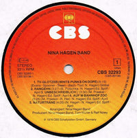 Nina Hagen Band : Nina Hagen Band (LP, Album, RE)