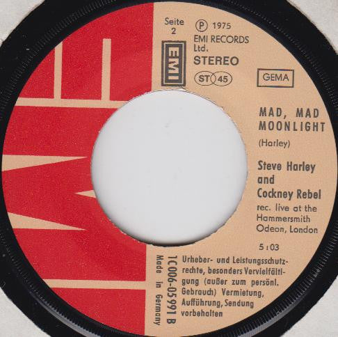 Steve Harley & Cockney Rebel : Black Or White (7", Single)