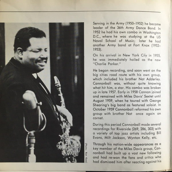 Cannonball Adderley And Bill Evans : Waltz For Debby / Who Cares? (7", EP, Mono)