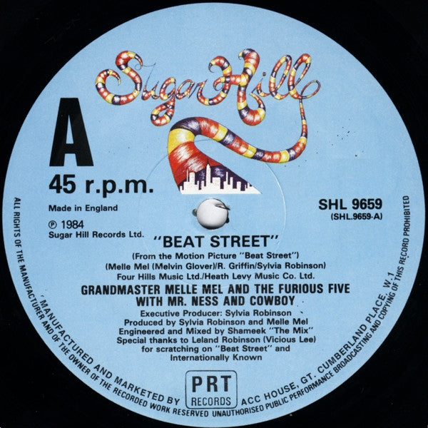 Grandmaster Melle Mel & The Furious Five : Beat Street / Internationally Known Part 1 & 2 (12")
