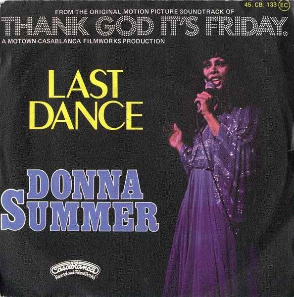 Donna Summer : Last Dance (7", Single)